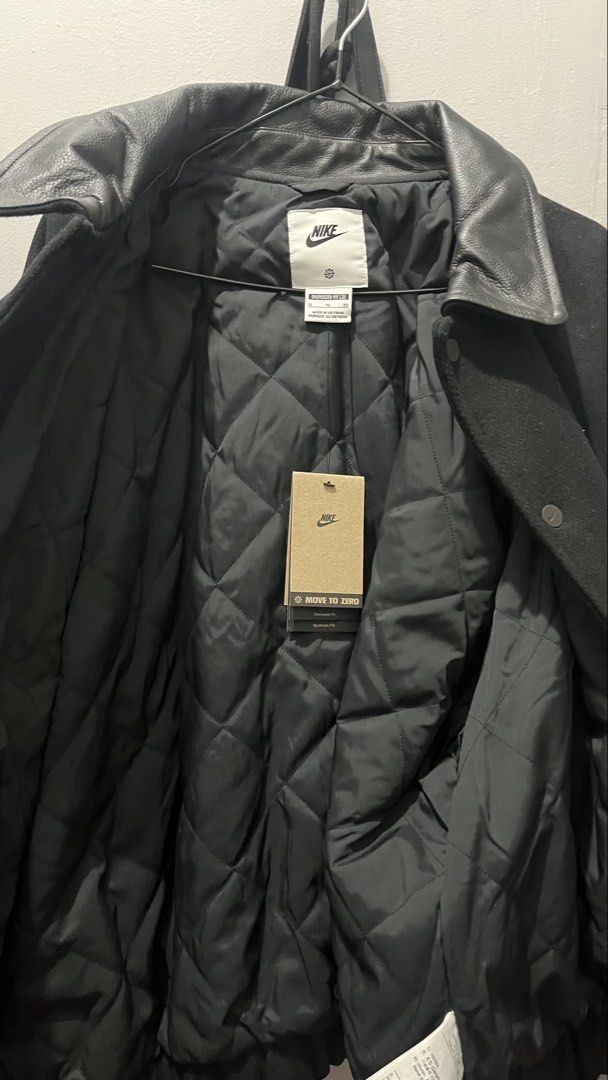 Nike Swoosh Wool Jacket (XL) (Category: Coats, Jackets and Outerwear) located in Paranaque City. Submitted by Bbast (Listing ID 1430465534, Image 3). Description: Brand New Nike Jacket. Perfect for cold weathers. Also, it has an oversized fitting. Cousin bought the wrong size.