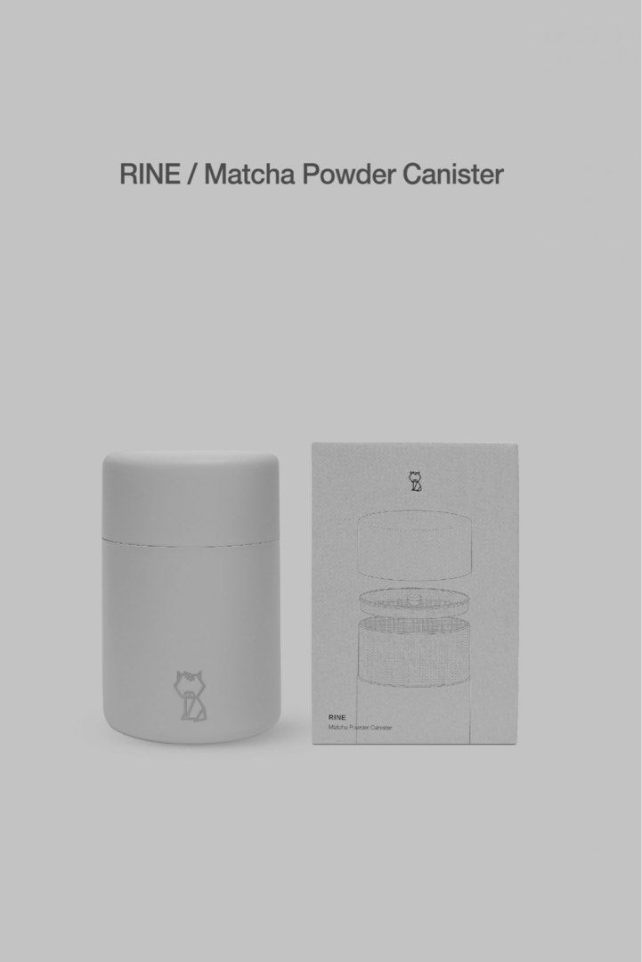 niki neko rine matcha powder canister
