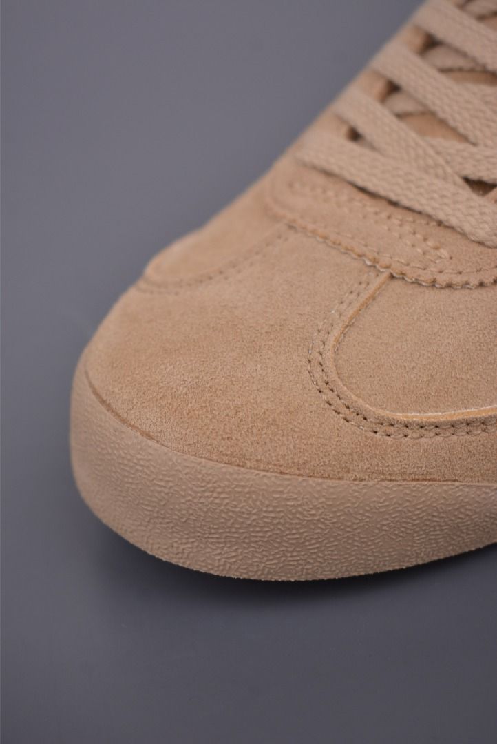 Onitsuka Tiger Mexico 66 Beige Suede Sneakers (Category: Sneakers) located in Singapore. Submitted by tehpengtreasures (Listing ID 1443286161, Image 3). Description: - Classic Onitsuka Tiger Mexico 66 sneakers - Beige suede with iconic cream stripes - Features Tiger logo on heel tab and tongue - Excellent grip on soles - Very comfortable for casual wear.