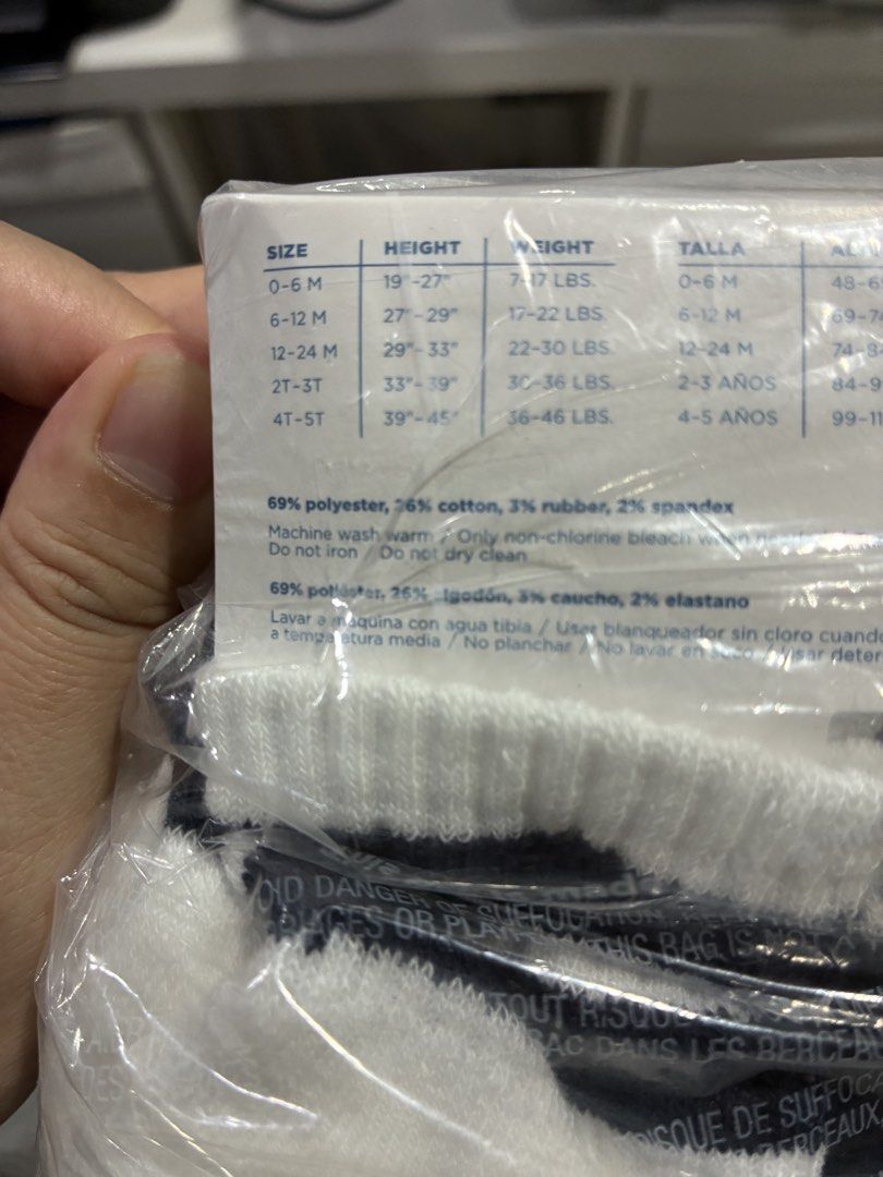 ORIGINAL Old Navy sole grip socks 4T-5T (Category: Babies & Kids Fashion) located in Paranaque City. Submitted by mamamimomu (Listing ID 1443246827, Image 3). Description: Rfs: Decluttering ✅MOP: Bank transfer or Gcash 📦 Shipping fees c/o buyer.