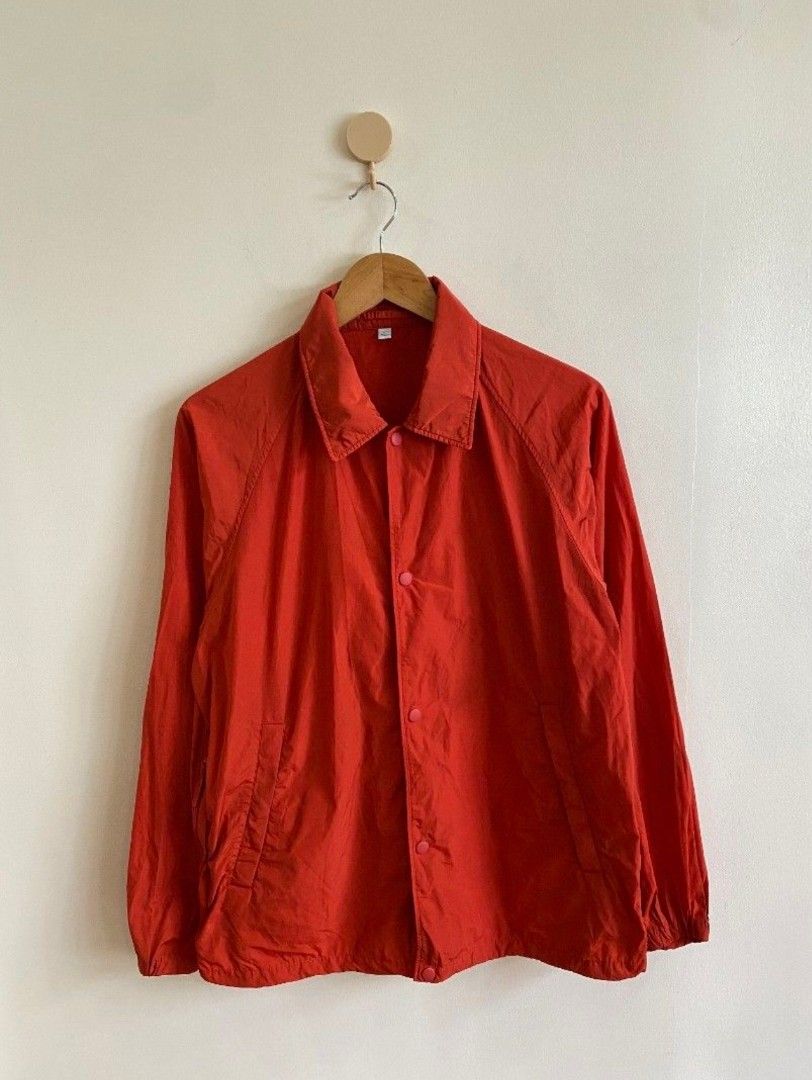 Packable Uniqlo U Coach Jacket (Category: Coats, Jackets and Outerwear) located in Abucay. Submitted by jamesnike21 (Listing ID 1443194263, Image 2). Description: 📌Uniqlo U Coach Jacket 📌like new condition 📌size large on tag 📌width 22' 📌length 28' 📌Slightly wrinkled due to storage 👍 📌The color of the product may differ from actual color depending on the type, condition of the display, surrounding light and other factors. 👍 📌For negotiat
