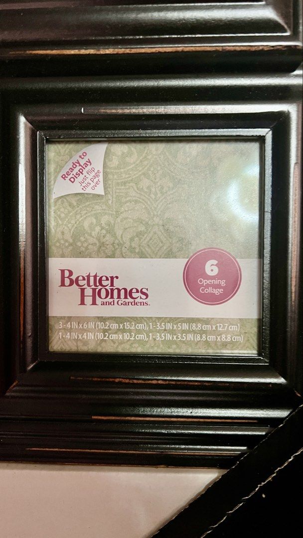 Photo collage wall clock (Category: Frames & Pictures) located in Antipolo. Submitted by eppcom (Listing ID 1443135813, Image 2). Description: Photo Collage Wall Clock by Better Homes - never been used - purchased in USA - made in China - 21 x 21 inches Issue: clock not functioning.