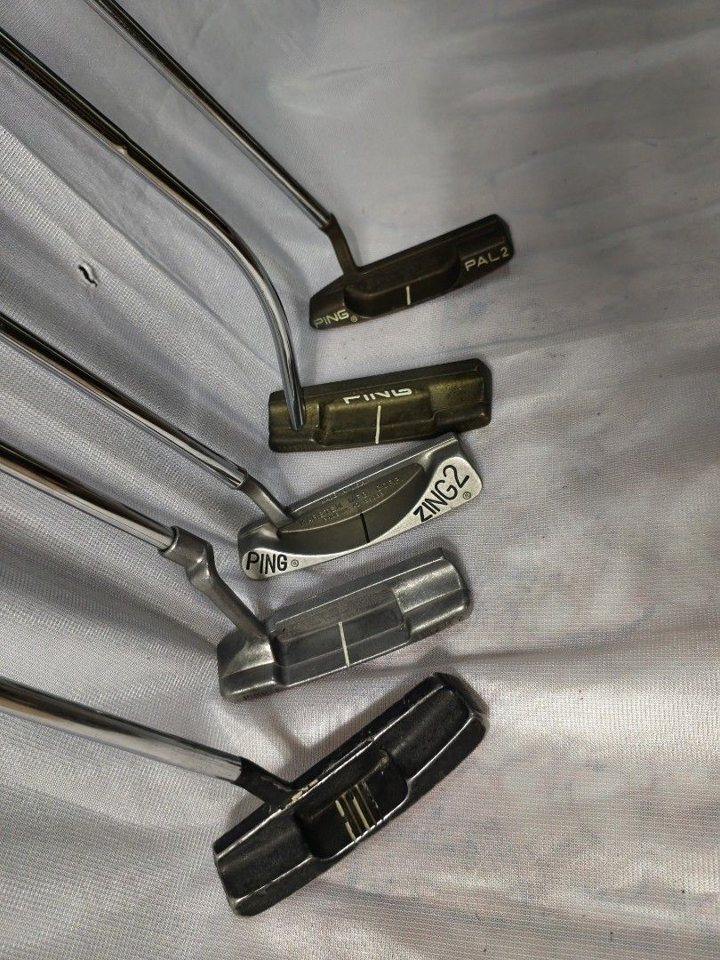 Ping Golf Putters collection.. (Category: Golf) located in Manila. Submitted by meiyeon2 (Listing ID 1443228267, Image 1). Description: - Set of 5 Ping golf putters - Includes models like Pal 2 ,Pal 4 and Zing 2 etc - Ideal for collectors or golfers wanting to experiment with different putter styles - Great value for improving your game - Price range 1500-2500 each .
