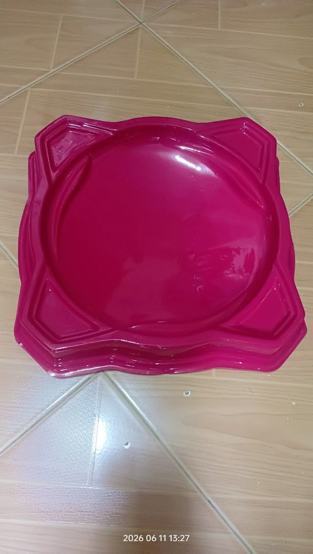 Pink Beyblade Arena Battle Stadium (Category: Action & Battle Toys) located in Pasig City. Submitted by benildarustia18 (Listing ID 1443172354, Image 1). Description: - Red Beyblade arena - Perfect for exciting battles - Good size for gameplay - Durable plastic construction - Get ready for epic spins!.
