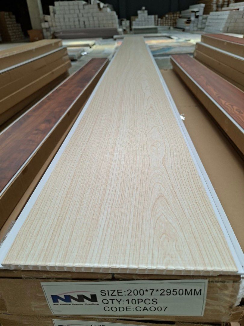 PVC CEILING PANEL (Category: Wall Decor) located in Manila. Submitted by belaurio (Listing ID 1443317348, Image 2). Description: PVC CEILING PANEL 2.9meter 20cm and 30cm Vbr: (09300)965339 .