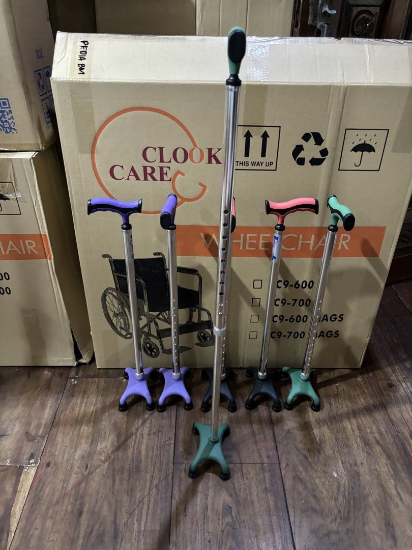Quadcane adjustable height (Category: Braces, Support & Protection) located in Quezon City. Submitted by indaytals (Listing ID 1443300999, Image 1). Description: Brandnew Onhand Pick Up Deliver.