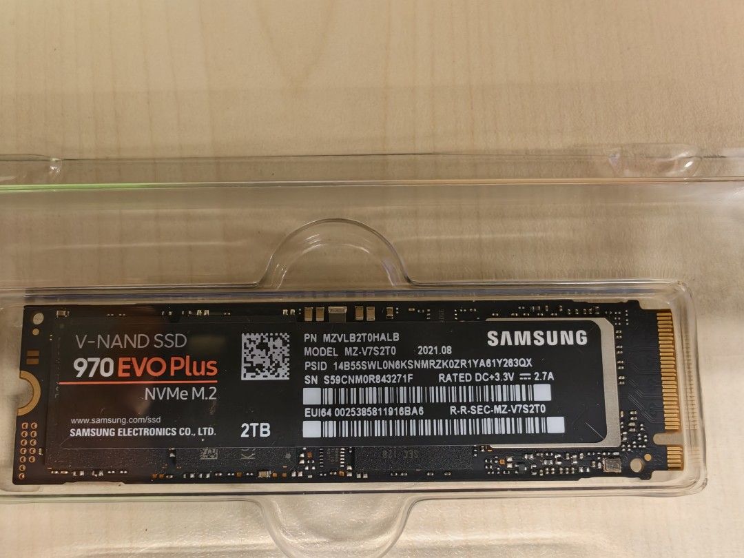 Samsung 970 EVO Plus 2TB NVMe M.2 SSD