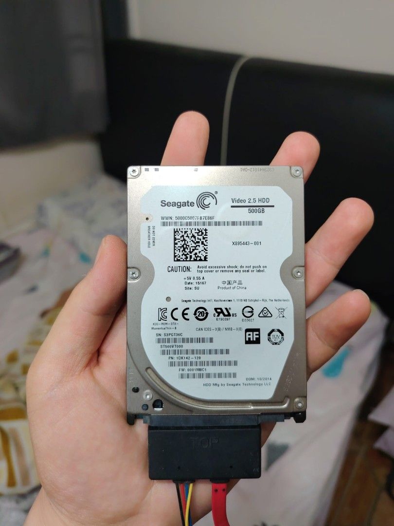 Seagate 2.5 HDD 500GB Hard Drive
