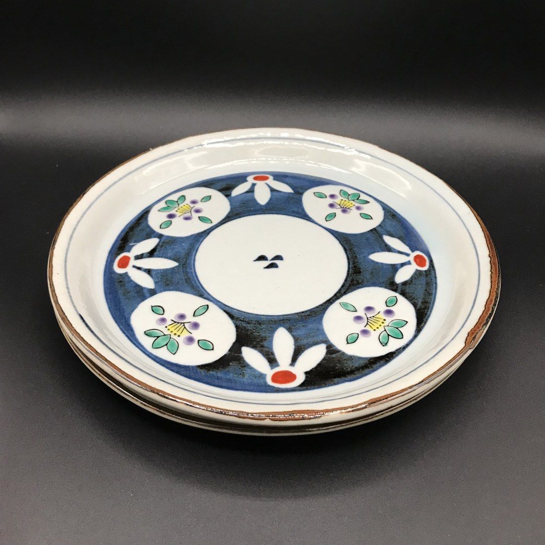 Set of 5 Stoneware Ceramic Plates (Category: Dinnerware & Cutlery) located in Baao. Submitted by all.things.japan (Listing ID 1443133690, Image 3). Description: - Set of 5 unique ceramic plates - Japanese-inspired designs (bamboo leaves, floral, stripes) - Ideal for serving snacks or as decorative pieces - Dishwasher and microwave safe - No chips or cracks.