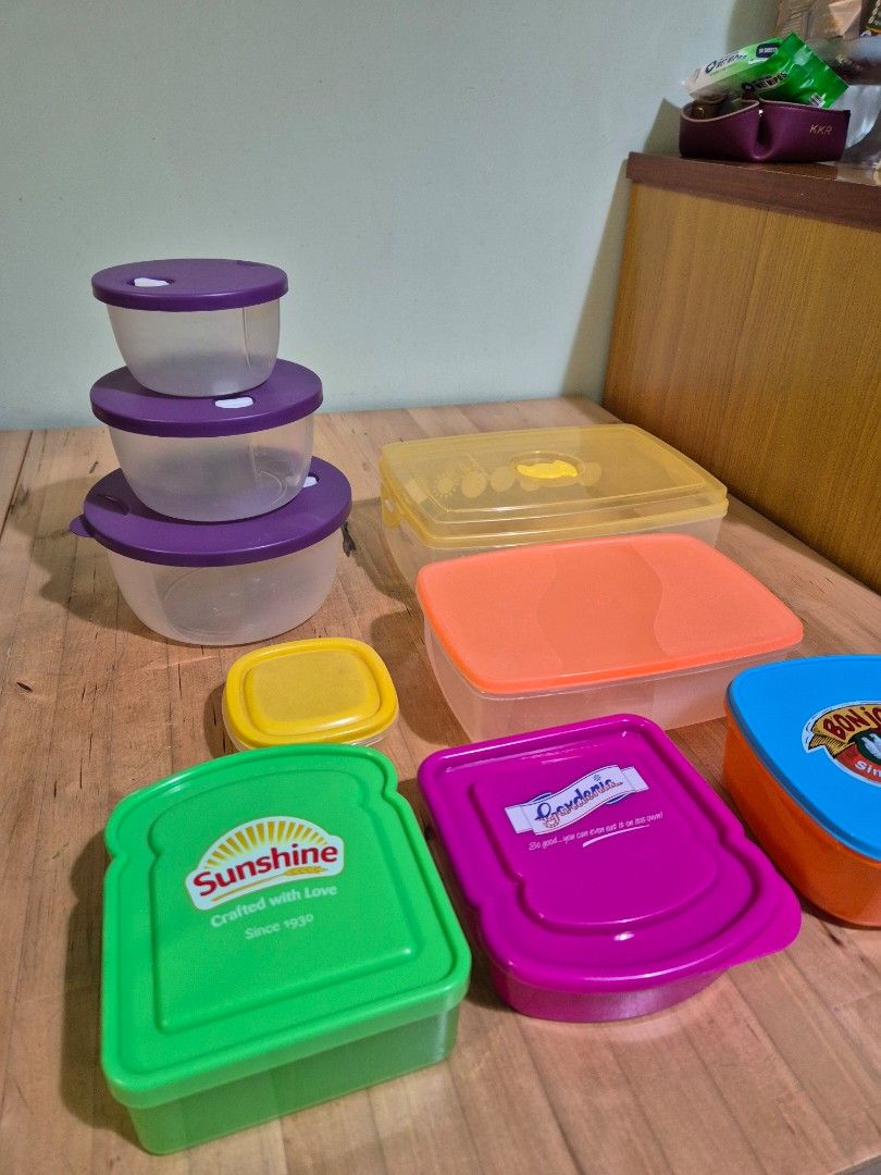 Set of Assorted Food Storage Containers [MOVING OUT SALE]