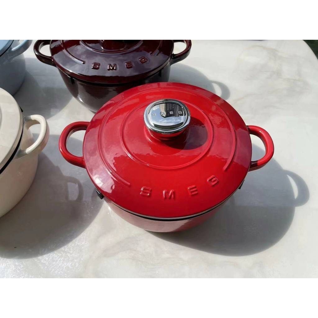 SMEG Enamel Non stick pot