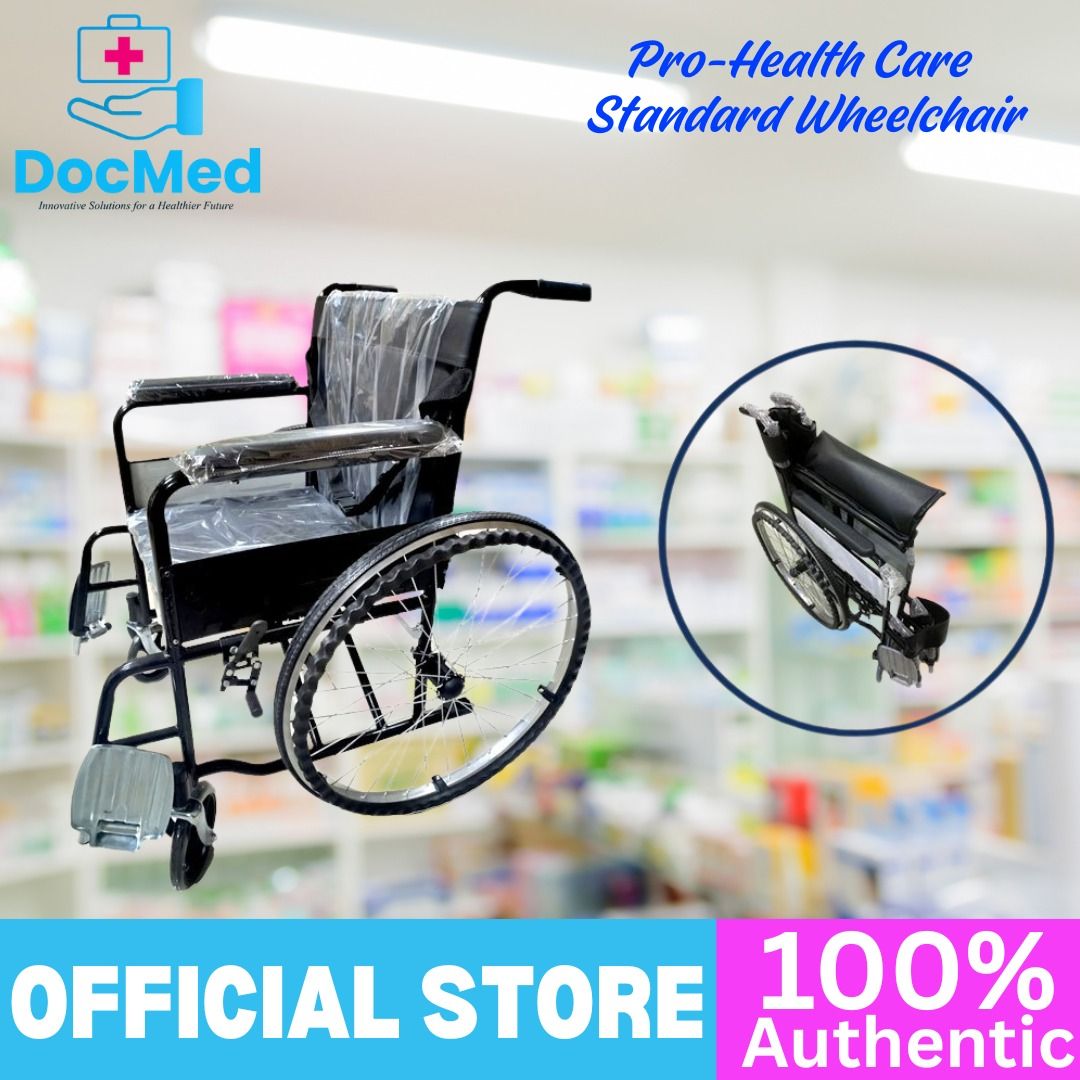 STANDARD WHEELCHAIR HEAVY DUTY (Category: Medical Supplies & Tools) located in Quezon City. Submitted by marketing_zyra (Listing ID 1443183135, Image 1). Description: OPEN FOR BULK ORDERS!!! AVAILABLE ON HAND / READY STOCKS! Huwag nang maghanap pa — lahat ng medical supplies na kailangan mo, nandito na sa amin! DXS ENTERPRISES INC. Your trusted supplier of Medical Supplies & Equipment! We accept RETAIL and BULK ORDERS Quality products Affordable 