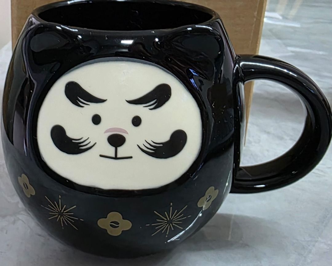 Starbucks Blue Cherry Blossom Cat Mug