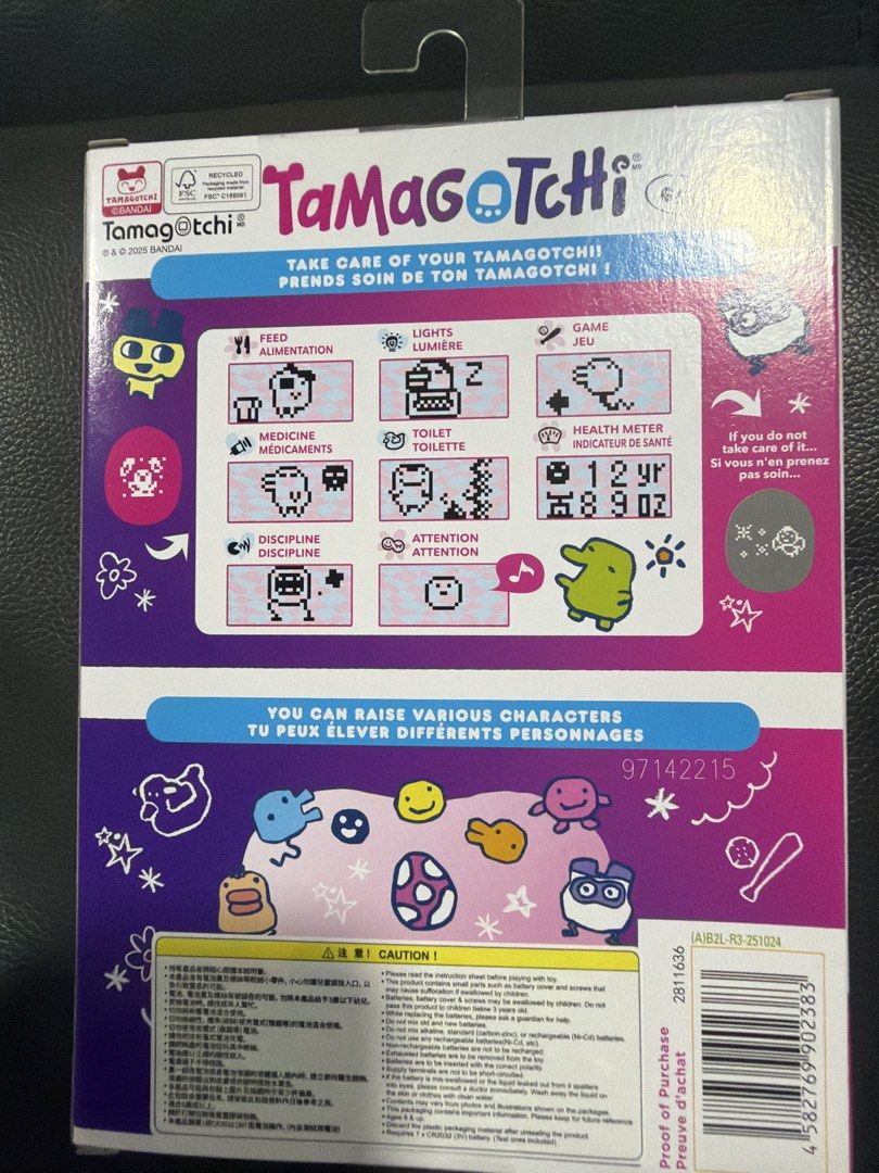 Tamagotchi Gen 1 Virtual Reality Pet (Category: Interactive Toys) located in Singapore. Submitted by ddaisyy_681 (Listing ID 1443247786, Image 2). Description: - Original Tamagotchi Gen 1 virtual pet - Raise your own virtual character - Features: Feed, play games, discipline - Hours of fun and entertainment Bought it for $36 collect at tengah/mailing.