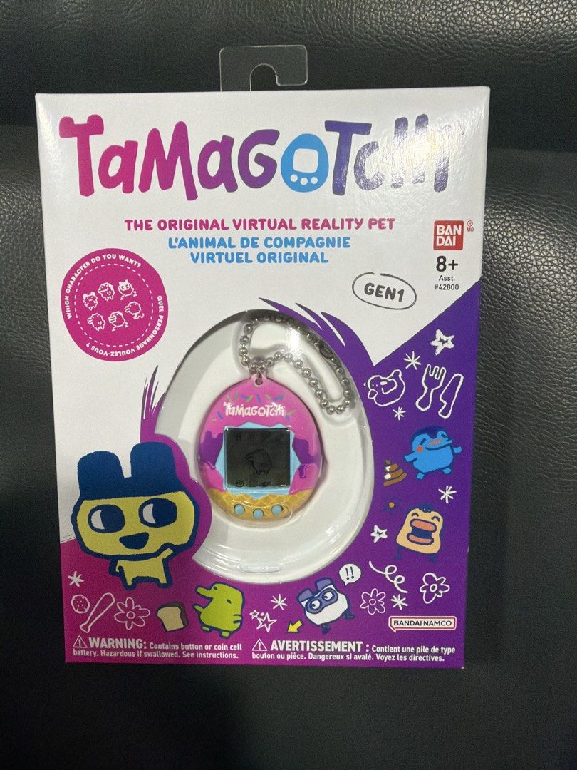 Tamagotchi Gen 1 Virtual Reality Pet (Category: Interactive Toys) located in Singapore. Submitted by ddaisyy_681 (Listing ID 1443247786, Image 1). Description: - Original Tamagotchi Gen 1 virtual pet - Raise your own virtual character - Features: Feed, play games, discipline - Hours of fun and entertainment Bought it for $36 collect at tengah/mailing.