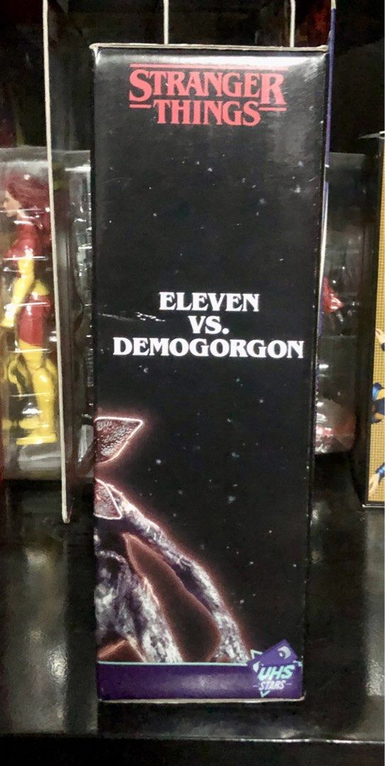 VHS Stars Stranger Things Eleven vs Demogorgon (Category: CDs & DVDs) located in Binan City. Submitted by elf.0000 (Listing ID 1443222270, Image 3). Description: P1,000.00 plus sf Brand new and sealed but box is not in perfect condition Payment via gcash Ship thru j&t.