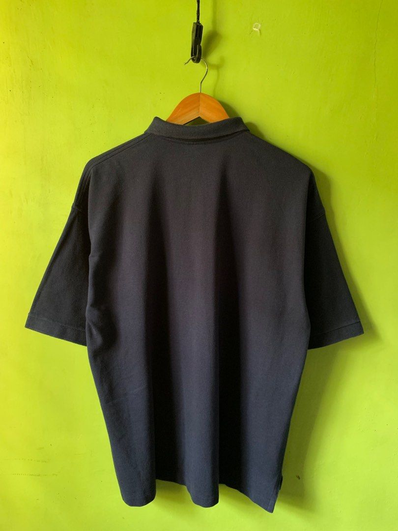 Vintage 1990s Crazy shirt button up polo (Category: Tshirts & Polo Shirts ) located in Cagayan de Oro. Submitted by premium_thrifts (Listing ID 1443176121, Image 3). Description: Navy blue colorway. Excellent condition. Issues: slight fades - MEASUREMENTS: L28/29.5" x W24" 23" (shoulder to shoulder) 10.2" (sleeve length) Fits XL Add shipping fee (via JRS or J&T).
