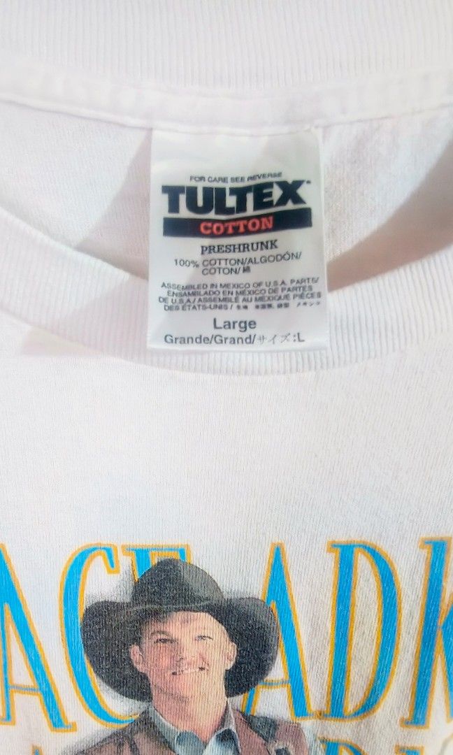 Vintage Trace Adkins Tour 1999 (Category: Tshirts & Polo Shirts ) located in Angeles City. Submitted by bapthrift (Listing ID 1443307606, Image 2). Description: Vintage Trace adkins Tour 1999 TULTEX tag excellent condition color rate 9.5/10 Dimes 22x29 650+ shipping.