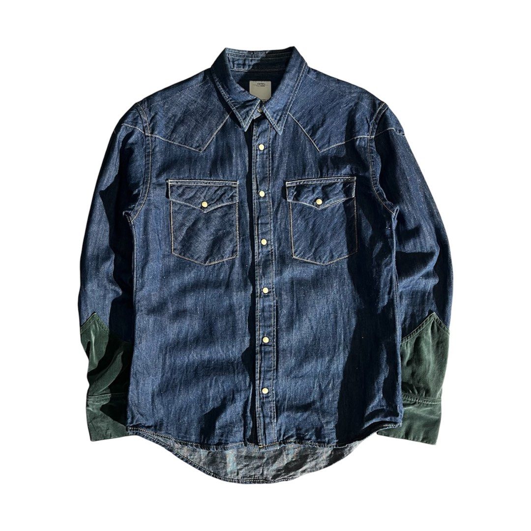 Visvim Western Work Shirt Button Down (Category: Formal Shirts) located in Daraga. Submitted by th3cliquejunks (Listing ID 1443279000, Image 2). Description: Visvim Western Work Shirt Button Down Authentic Tagged Size: 1” Condition: 10/10 Made in: Japan Dimensions: Width: 18.5” Length: 26-27” - 4,680 Dm!.