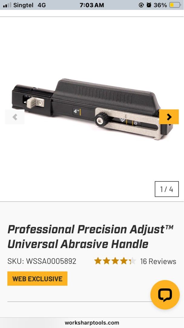 Work Sharp Professional Precision Adjust Elite Knife Sharpener479822288446433281