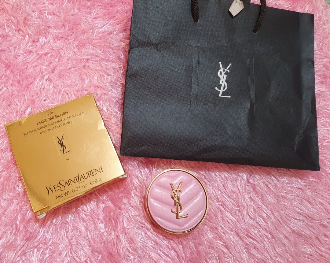 YSL BLUSh (Category: Makeup) located in Quezon City. Submitted by mary4ever201141 (Listing ID 1443165671, Image 3). Description: original with paperbag with receipt.