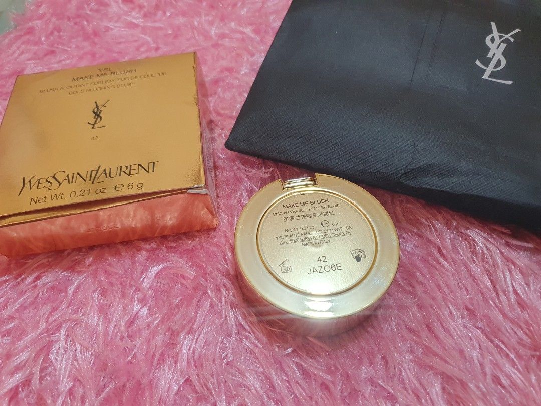 YSL BLUSh (Category: Makeup) located in Quezon City. Submitted by mary4ever201141 (Listing ID 1443165671, Image 2). Description: original with paperbag with receipt.
