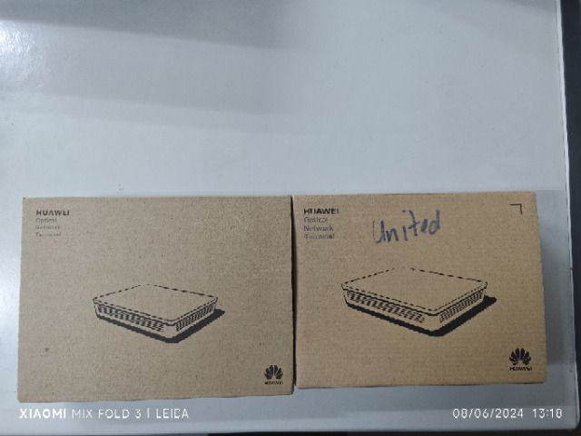 2x Huawei Optical Network Terminal Boxes