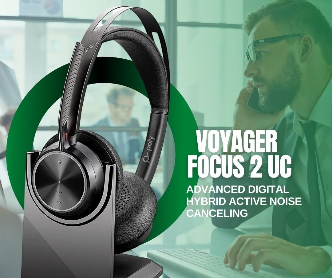 Poly Voyager Focus 2 Wireless Headset - Premium Noise-Canceling Headset (Category: Headphones & Headsets) located in Manila. Submitted by 8888mktg (Listing ID 1399044723, Image 1). Description: 🎧 **Poly Voyager Focus 2 UC / Office Bluetooth Headset** Stay focused anywhere you work! The **Poly Voyager Focus 2** delivers premium sound, comfort, and next-gen noise cancellation — perfect for professionals, meetings, or hybrid work setups. ✅ **Key Fe
