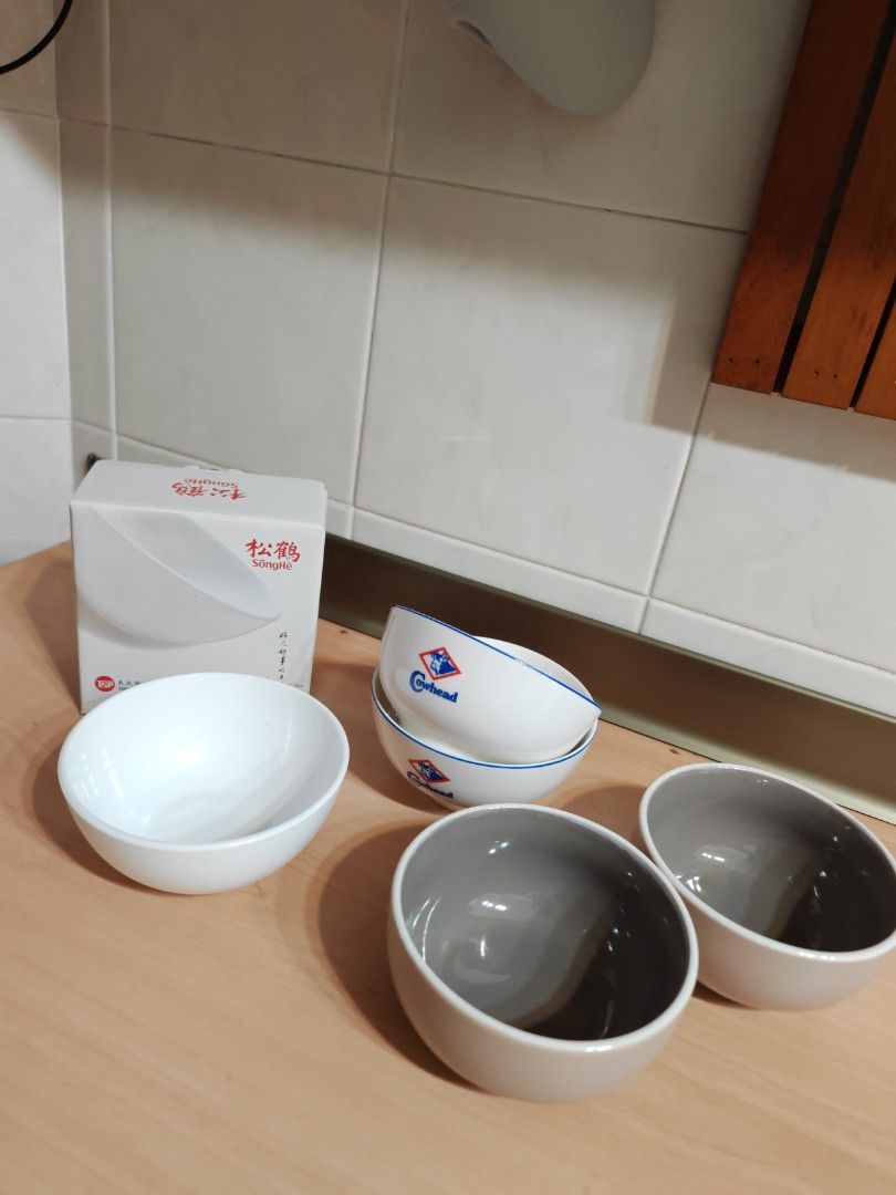 6pcs Ceramic Rice Soup Bowls