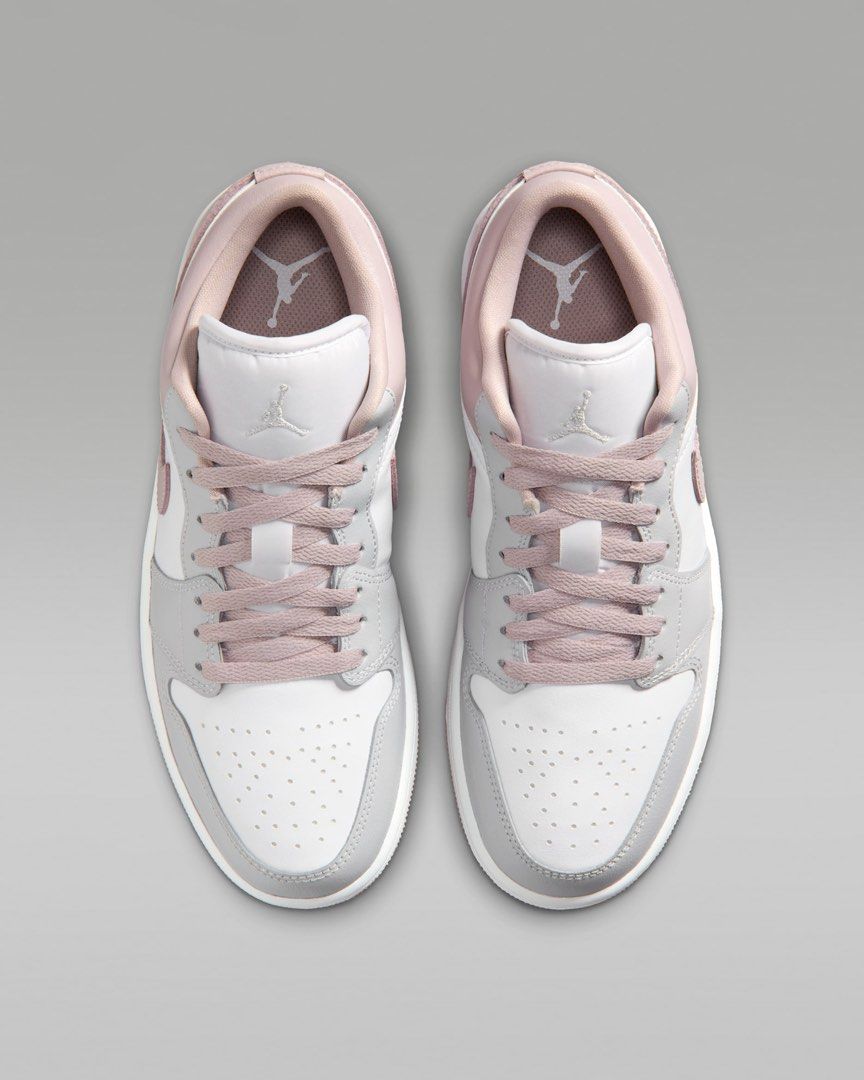 AIR JORDAN 1 LOW PARTICLE ROSE (Category: Sneakers) located in Taguig. Submitted by mariathalia (Listing ID 1443344795, Image 3). Description: Size: Womens US 8.5 - negotiable price up to reasonable amount - never used - brand new rfs: wrong size.