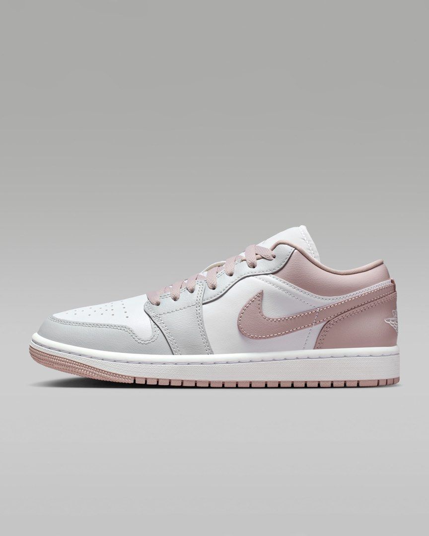 AIR JORDAN 1 LOW PARTICLE ROSE (Category: Sneakers) located in Taguig. Submitted by mariathalia (Listing ID 1443344795, Image 2). Description: Size: Womens US 8.5 - negotiable price up to reasonable amount - never used - brand new rfs: wrong size.