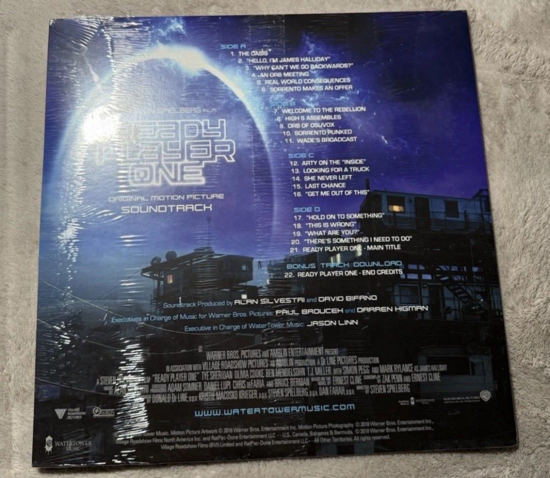 Alan Silvestri - Ready Player One (OST) 2LP (Category: Vinyls) located in Manila. Submitted by ramonrobin.cruz (Listing ID 1443384600, Image 2). Description: Alan Silvestri - Ready Player One (OST) 2LP.
