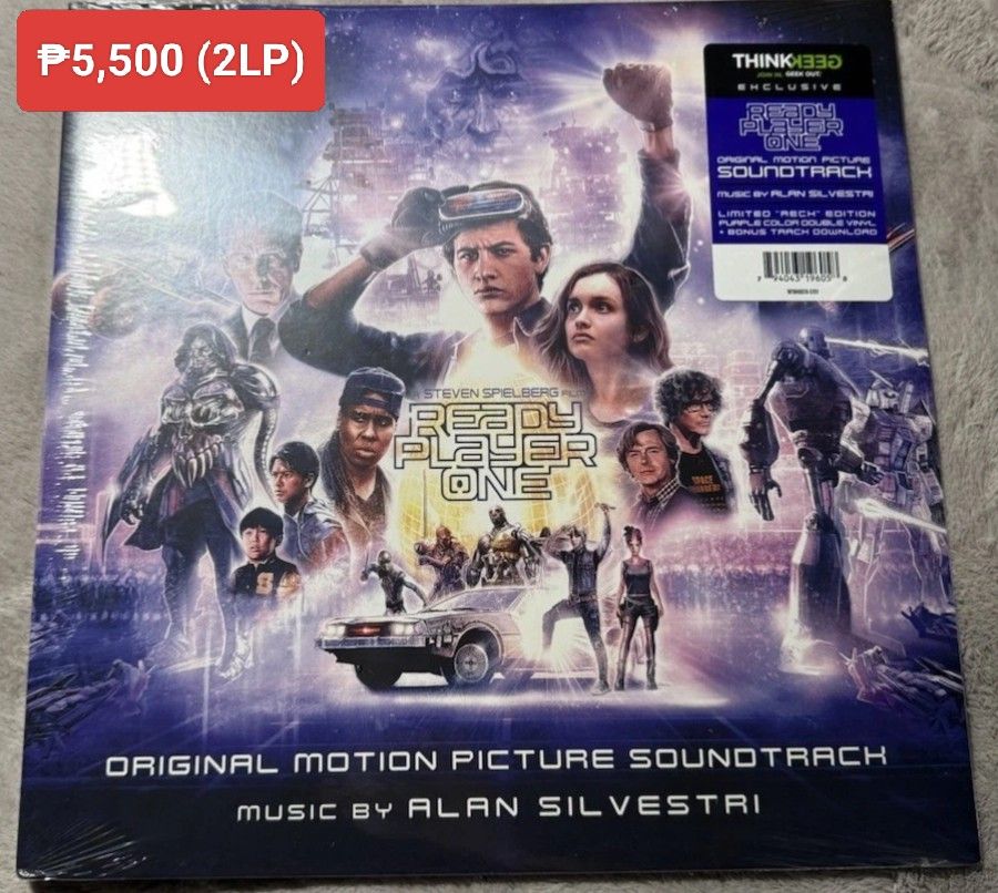 Alan Silvestri - Ready Player One (OST) 2LP (Category: Vinyls) located in Manila. Submitted by ramonrobin.cruz (Listing ID 1443384600, Image 1). Description: Alan Silvestri - Ready Player One (OST) 2LP.