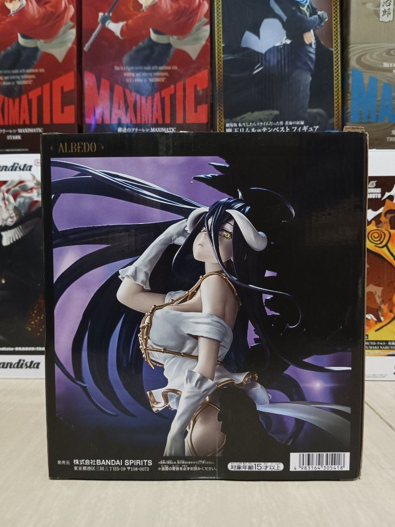 Albedo Figure by Bandai Spirits (Category: Figurines & Statues) located in Manila. Submitted by jccb.treasures (Listing ID 1443333632, Image 1). Description: - Authentic Albedo figure from Bandai Spirits. - Highly detailed collectible, perfect for fans. - Features intricate character design on the box. - Excellent piece for display and collection..