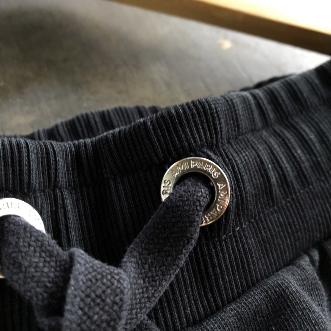 AMI TRIPLE BLACK (Category: Luxury Apparel) located in Banga. Submitted by iraleem220741 (Listing ID 1443331698, Image 3). Description: AMI TRIPLE BLACK COLOR WAY BIG LOGO HEAVY COTTON 9/10 CR GOOD CONDITION .