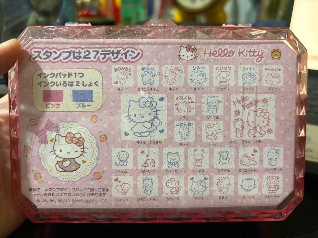 Authentic Sanrio Hello Kitty 27-Piece Stamp Set (Category: Craft Supplies & Tools) located in Antipolo. Submitted by mfasa1201 (Listing ID 1443442862, Image 1). Description: ✅ 27 Stamp Designs ✅ Dual Color Ink Pad (Pink & Blue) ✅ Original Storage Case ✅ Glitter Hello Kitty Designs ✅ Authentic Sanrio Licensed Item Perfect for: 💕 Hello Kitty collectors 📖 Journaling & scrapbooking 🎁 Gifts for Sanrio fans 🖍️ Craft projects 📍Imported from Japan �