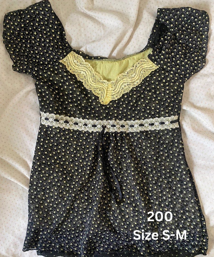 Babydoll Yellow top (Category: Others Tops) located in Manila. Submitted by wonchu1 (Listing ID 1443360578, Image 1). Description: Size S-M Loc: QC Mod: Jnt Mop: Gcash.