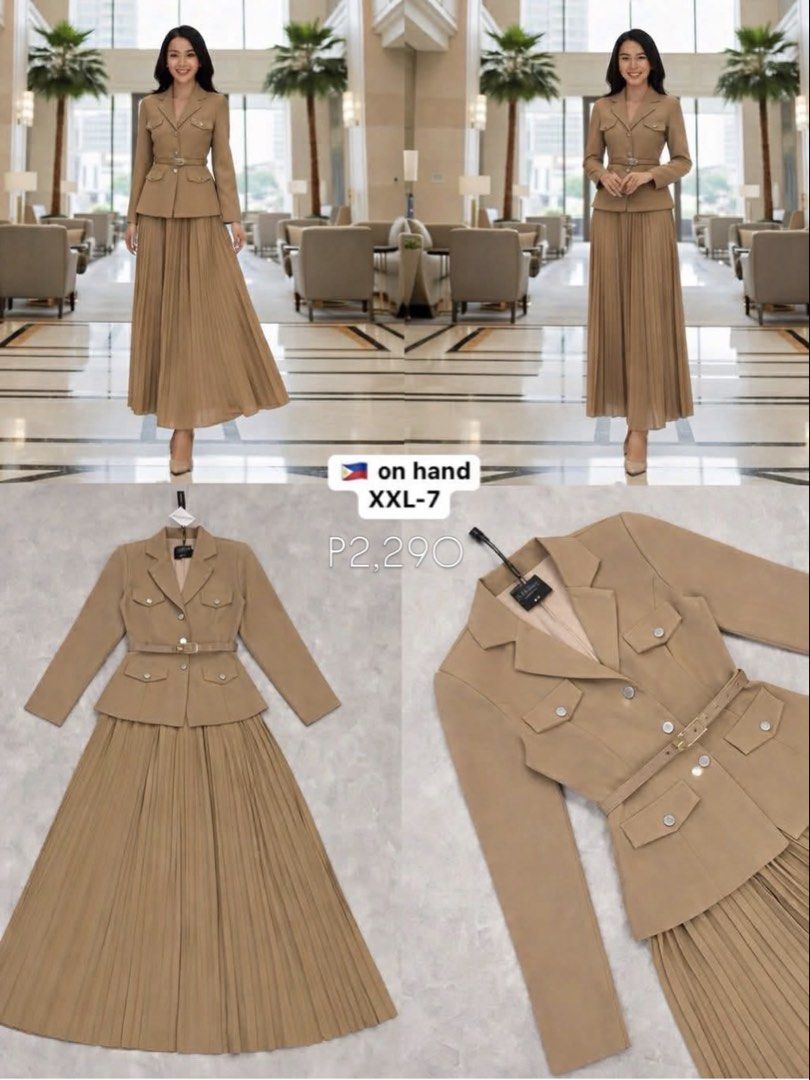 Bangkok Coordinates/ Terno Brown (Category: Sets or Coordinates) located in Quezon City. Submitted by lustitia (Listing ID 1443478496, Image 1). Description: BRAND NEW. Rfs: WRONG SIZE 😭 sobrang ganda pa naman. Huhu. Yung quality pang Zara premium. .