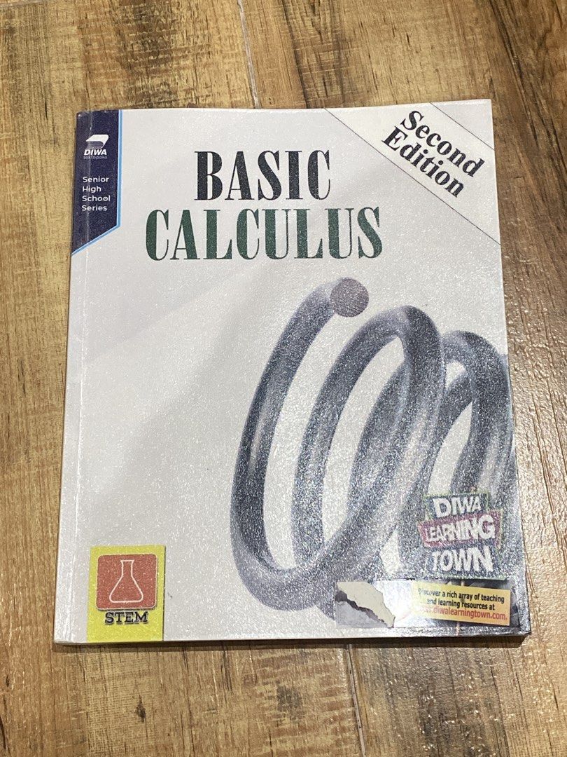 Basic Calculus Second Edition Senior High School Series (2nd Hand - Used School Books) 5th copy (Category: Textbooks) located in Batangas. Submitted by hobbysyo (Listing ID 1443398274, Image 1). Description: Please read before ordering. MOP Gcash or BPI Shipping fee care of the buyer Item Location: Batangas Used school book and in good condition. Wrinkles and creases on some of the books are expected as it is a second hand book and not brand new.