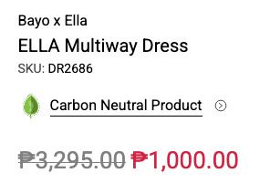 Bayo x Ella ELLA multiway dress (Category: Dresses) located in Makati City. Submitted by cleanslate.zip (Listing ID 1443432152, Image 3). Description: Originally priced ₱3295, marked down to ₱ 1000 on Styleshops, Bayo's ecommerce platform Orange - S Navy - XS Never used, bought early this year..