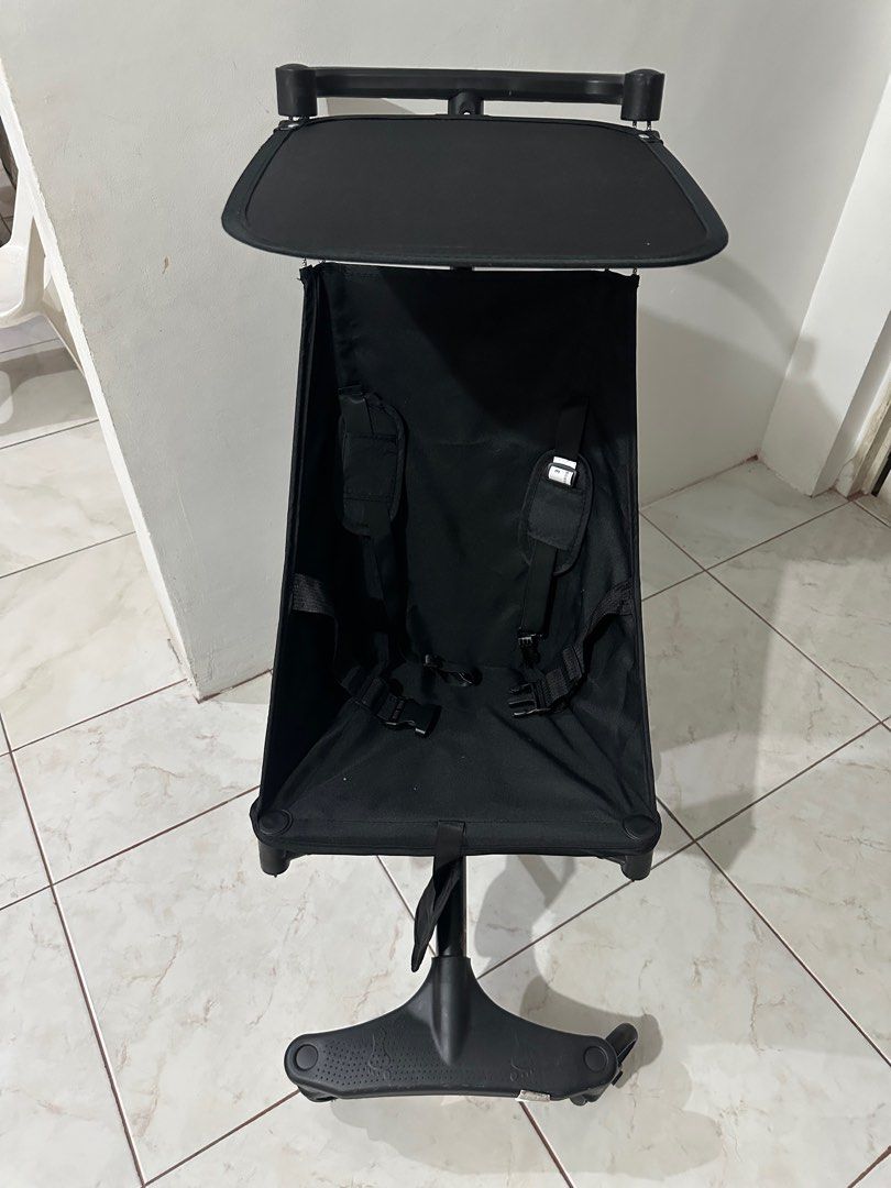 Black Stroller Seat with Harness and Canopy (Category: Strollers) located in Imus. Submitted by thedeclutteringcat (Listing ID 1443398052, Image 1). Description: Used once. Almost brand new!.