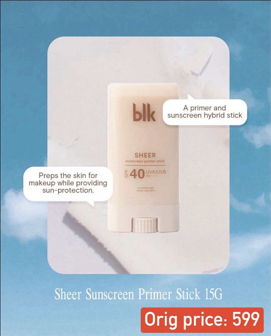 BLK SUNSCREEN (Category: Face Care) located in San Mateo. Submitted by andrearosie (Listing ID 1443429008, Image 1). Description: .