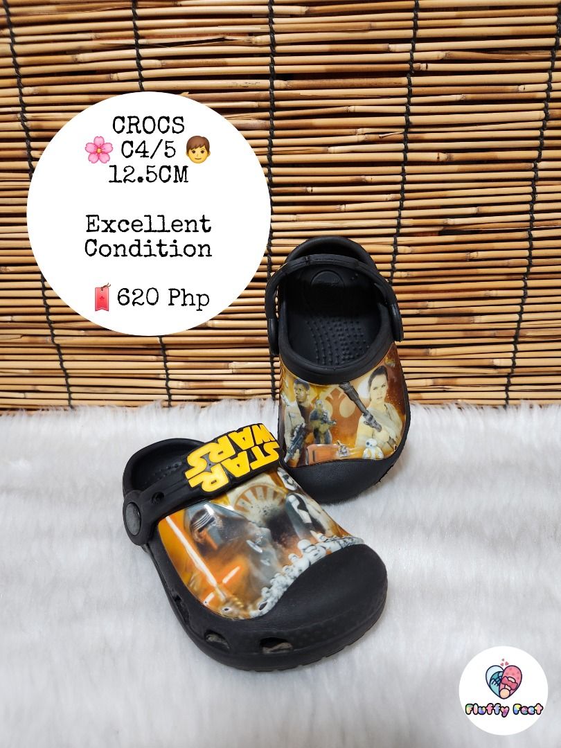 C4/5- Preloved Original Crocs for Kids (Category: Babies & Kids Fashion) located in Navotas City. Submitted by FluffyFeet (Listing ID 1443485240, Image 1). Description: NEW ARRIVAL❗️ This is a PRELOVED ORIGINAL CROCS FOR KIDS❗️❗️ Please manage your expectations ❤️ 📌Strictly MINE NOW, PAY NOW ONLY❗️ (Unless suki na po na maayos kausap at iwas cancellation) 📌You may ask for other photos before placing order/s STRICTLY NO RETURN, NO EXCHANGE UNLES