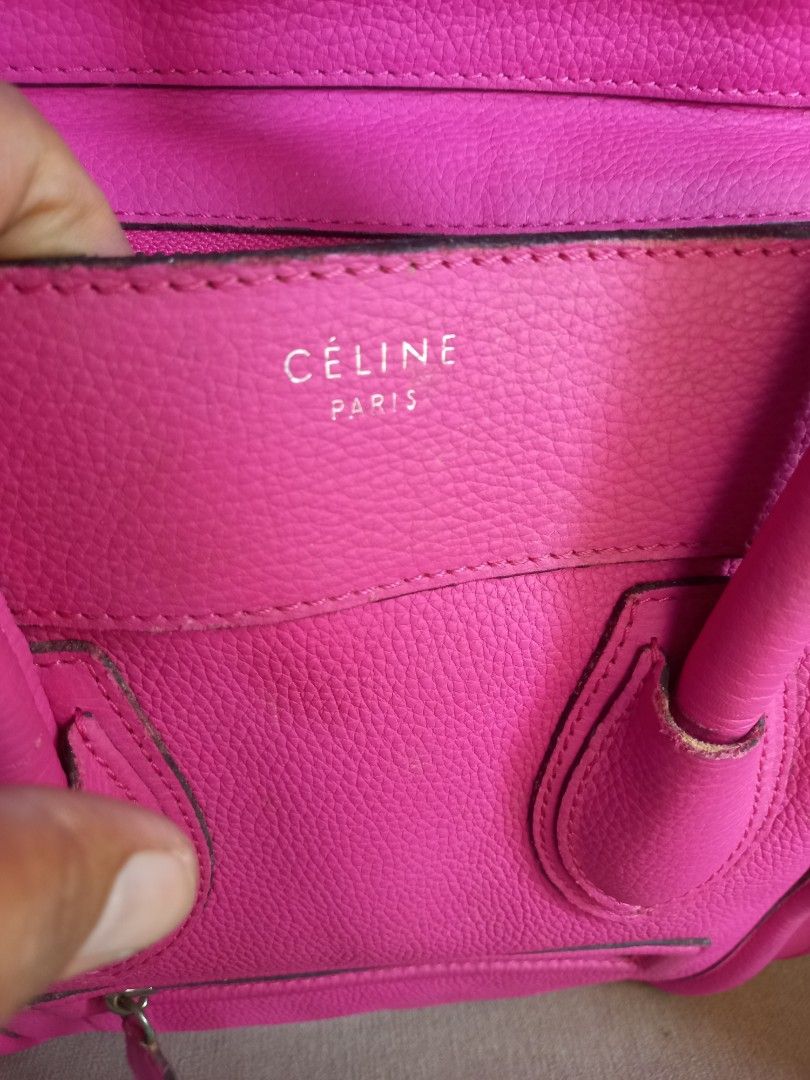 Céline Mini Luggage (Category: Luxury Bags & Wallets) located in Bacolod City. Submitted by lippi_bhalanx (Listing ID 1443363836, Image 2). Description: genuine leather with minimal signs of usage.