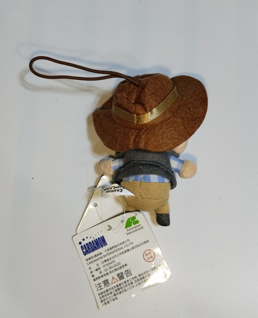 Crayon shinchan cowboy plush charm (Category: Plushies & Soft Toys) located in Tuba. Submitted by lous.stuff (Listing ID 1443446040, Image 2). Description: still with tag new wysiwyg price exclusive of shipping fee.