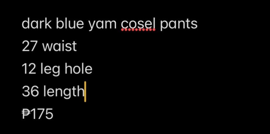 dark blue baggy pants (unisex) (Category: Jeans) located in Manila. Submitted by 333tthr (Listing ID 1443389426, Image 3). Description: dm for more details.