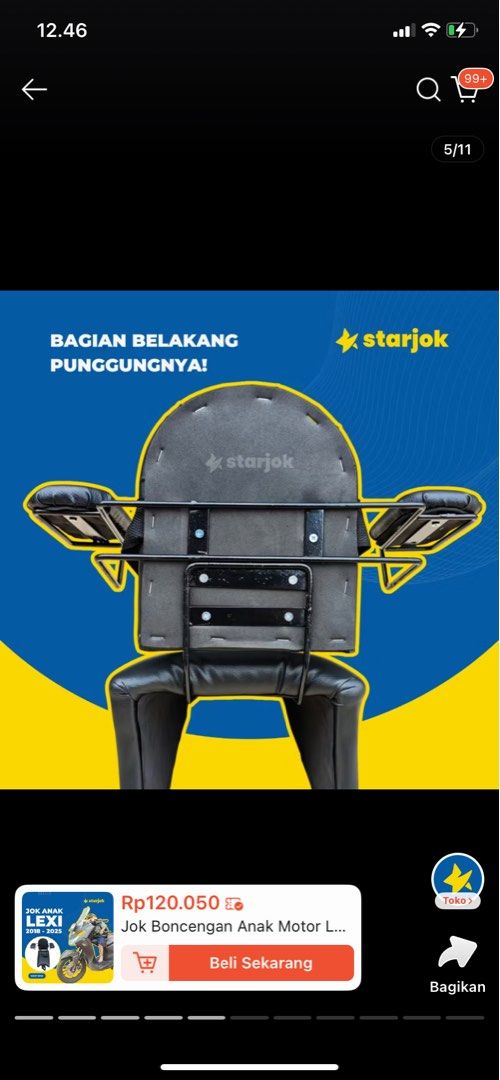 Dudukan anak buat di motor (Kategori: Kereta, Kursi Goyang & Gendongan Bayi) berada di Jakarta Barat. Dikirim oleh prelovedbydieth (ID iklan 1443408096, Gambar 3). Deskripsi: Bahan kulit Tanpa pegangan Ini bs sampe anak umur 5 thn ato tergantung besar anak ya .