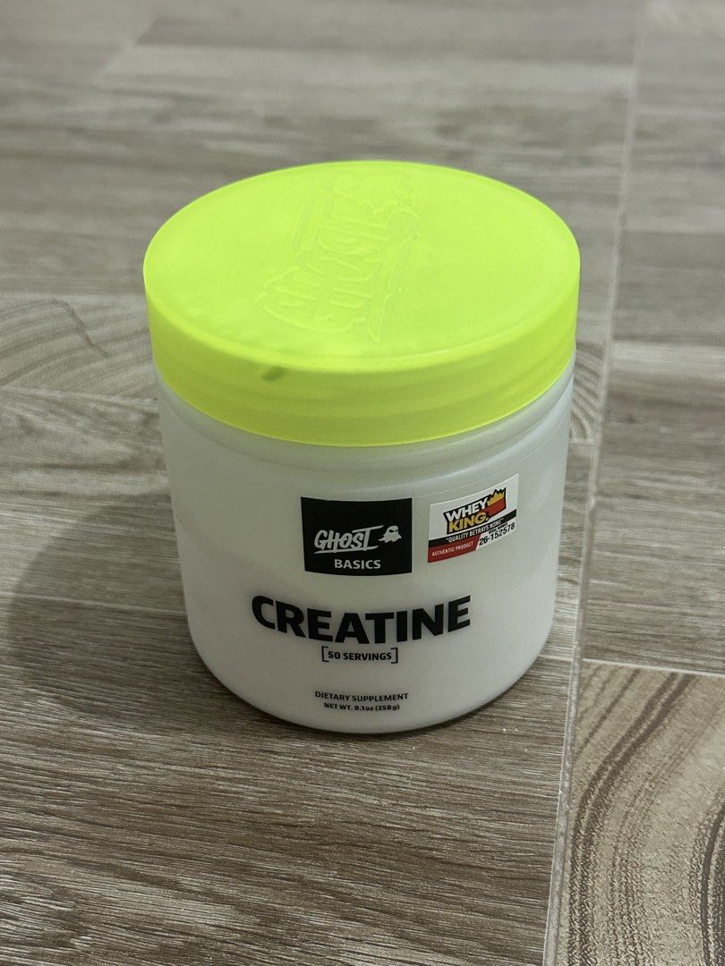 GHOST BASIC CREATINE (Category: Sports & Fitness Nutrition) located in Makati City. Submitted by champ4gnemami (Listing ID 1443394165, Image 1). Description: barely consumed!! only had 4 scoops of this 😅 this was bought from whey king’s website for ₱1600 including the sf .