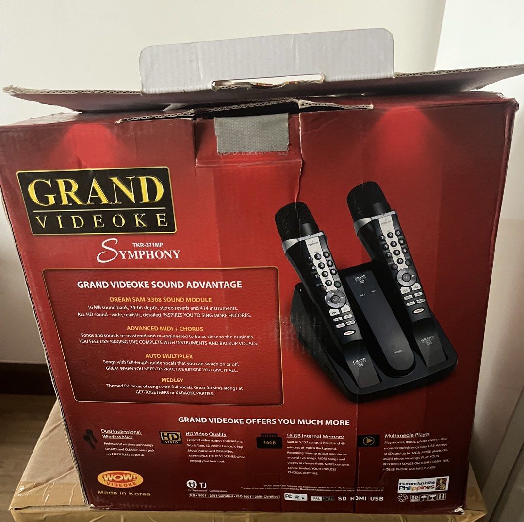 Grand Videoke Symphony (Category: Portable Music Players) located in Cainta. Submitted by klejre (Listing ID 1443384307, Image 3). Description: .