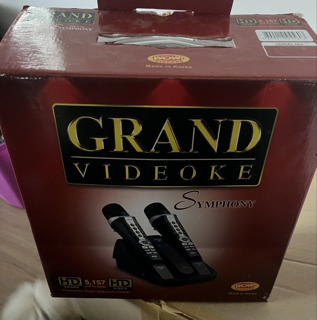 Grand Videoke Symphony (Category: Portable Music Players) located in Cainta. Submitted by klejre (Listing ID 1443384307, Image 2). Description: .